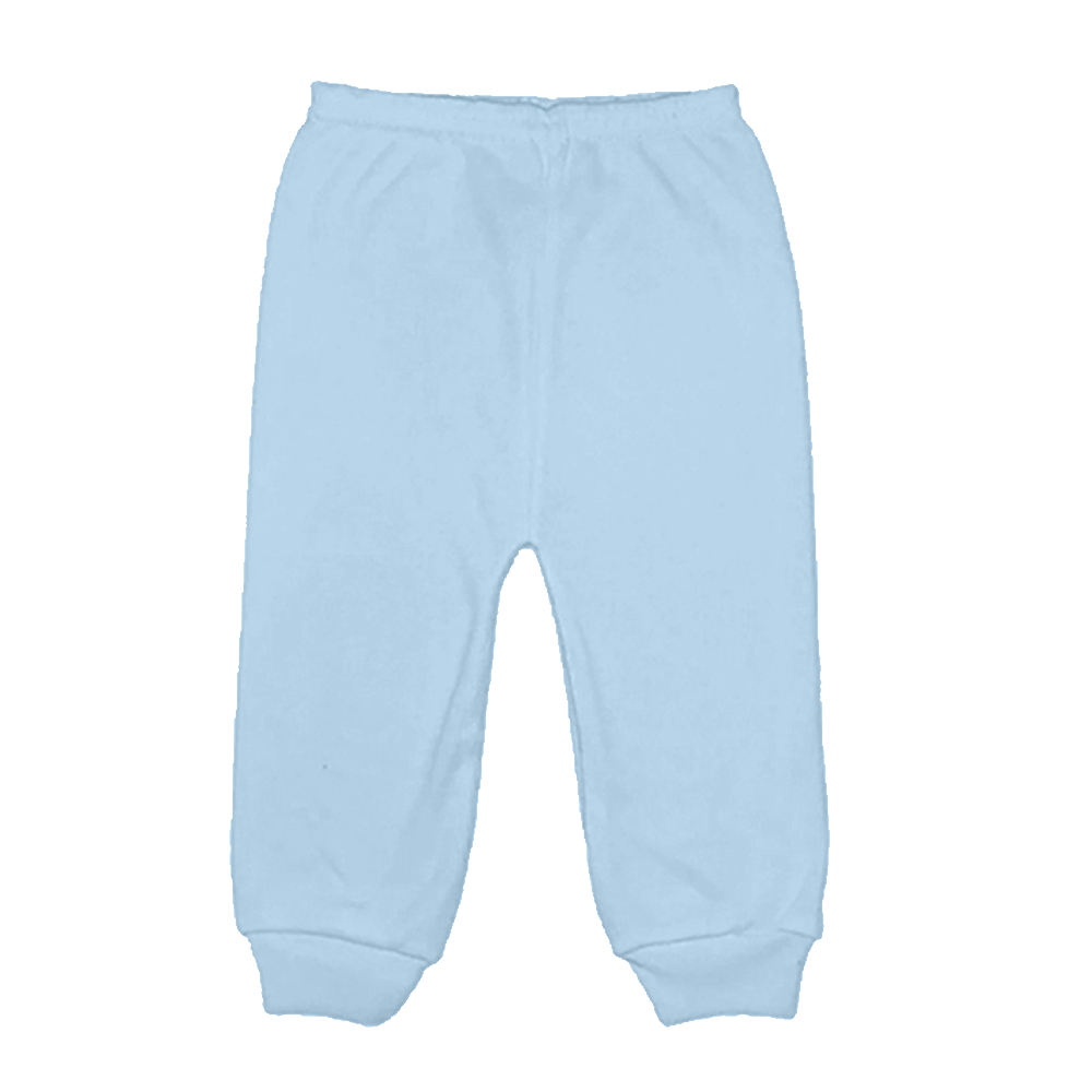 Kit Calça Mijão Liso 3 Peças Malha Pé Aberto Roupas de Bebê