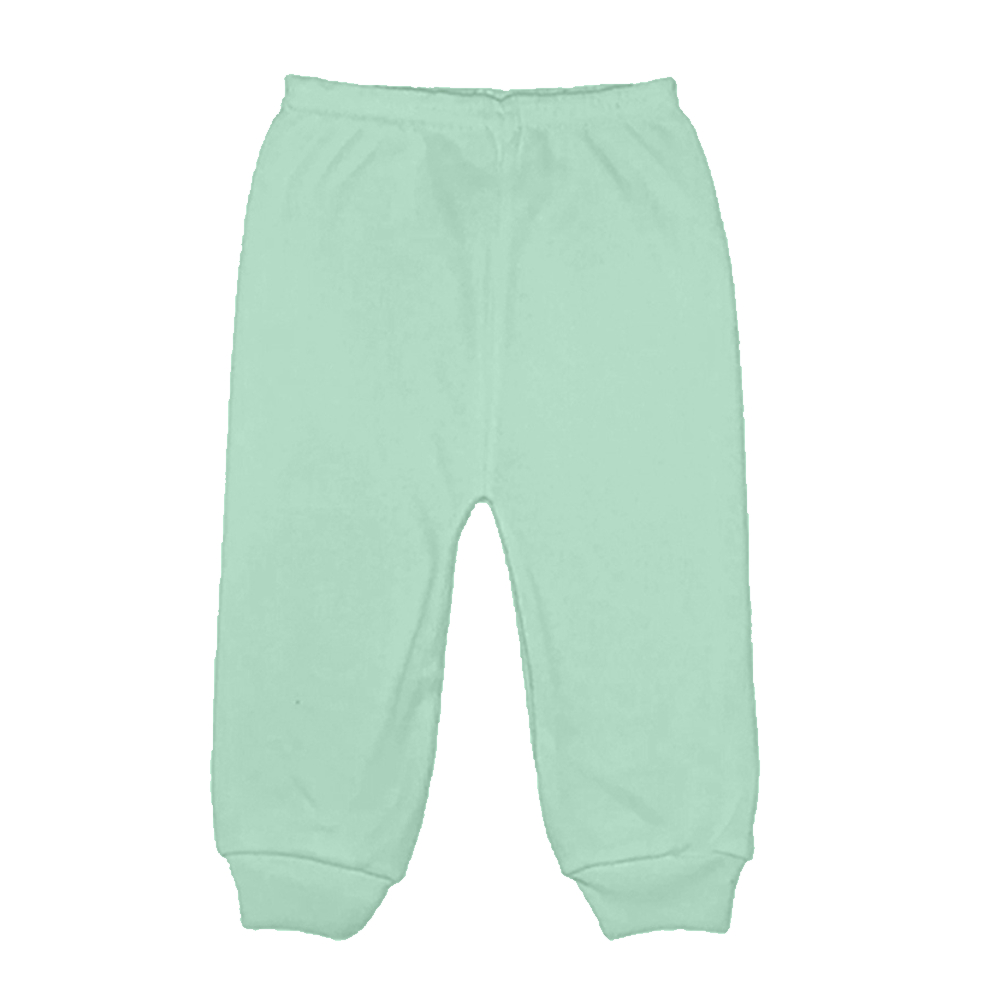Kit Calça Mijão Liso 3 Peças Malha Pé Aberto Roupas de Bebê
