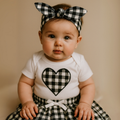 Conjunto Roupa Moda Bebê Menina Algodão infantil Conjuntinho Roupinha PMG Feminino Saia Body Xadrez